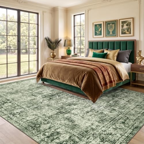 Homemate Washable Rug 10x12 Area Rugs - Vintage Rugs for Living Room