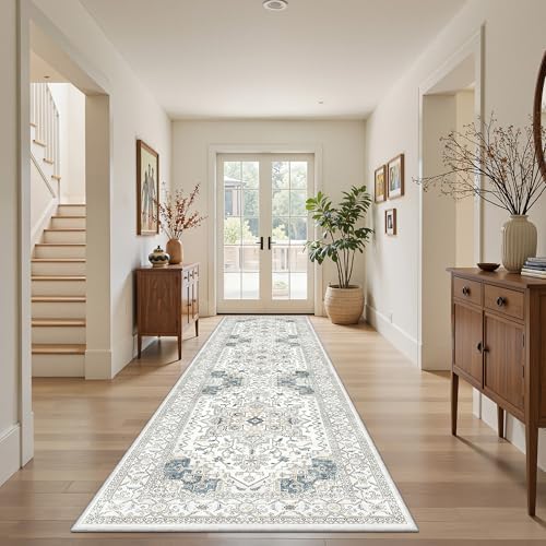 2'x8' Washable Runner Rug for Hallway Kitchen Entryway Rug Bedroom Carpet