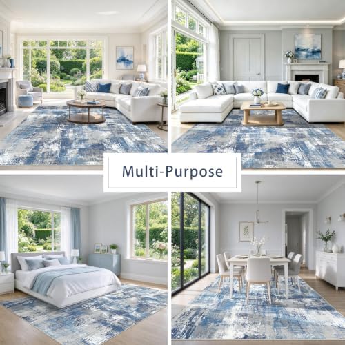 Washable Rugs 8x10 Area Rugs for Living Room,Bedroom,Dining Room Carpets