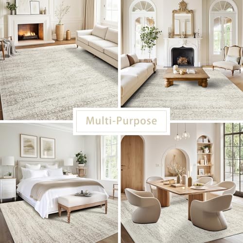 Washable Rugs 9x12 Area Rugs for Living Room,Bedroom,Dining Room Carpet