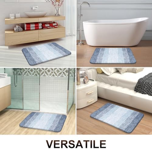 OLANLY Bathroom Runner Rug 70x24, Extra Soft Absorbent Microfiber Bath Rugs