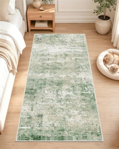 OLANLY 2x5 Washable Runner Rug, Soft Non Slip Carpet for Hallway Kitchen