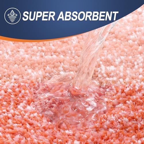 OLANLY Large Bathroom Rugs 50x30, Extra Soft Absorbent Microfiber Bath Rugs