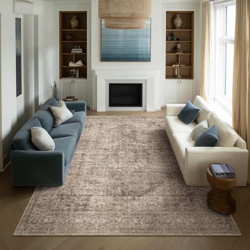 Machine Washable Rugs for Living Room: 10x14 Area Rugs for Bedroom