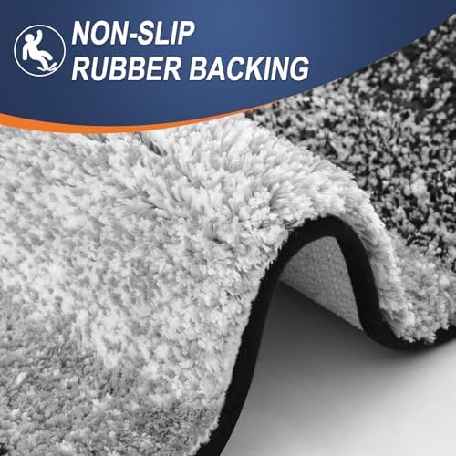 OLANLY Large Bathroom Rugs 40x32, Extra Soft Absorbent Microfiber Bath Rugs