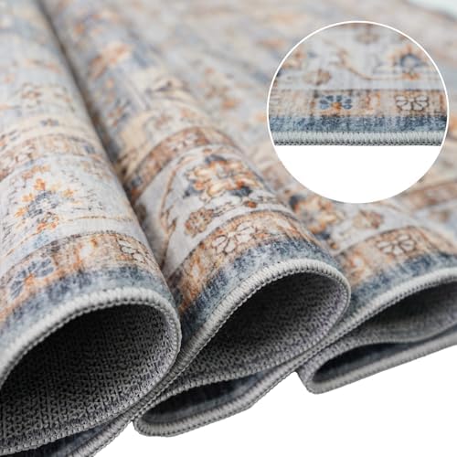 Washable Hallway Runner Rug 2x10: Non Slip Runner Rugs with Rubber Backing