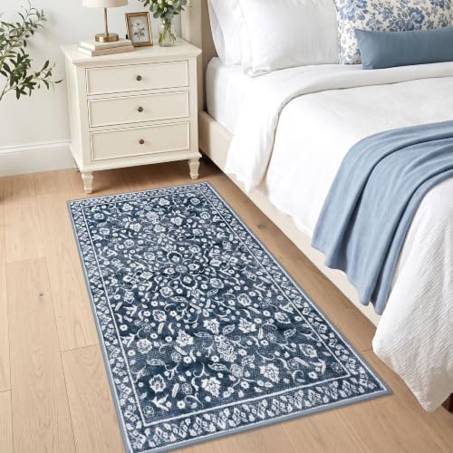 Washable Vintage 3x6 Runner Rug Non Slip Runners for Hallway