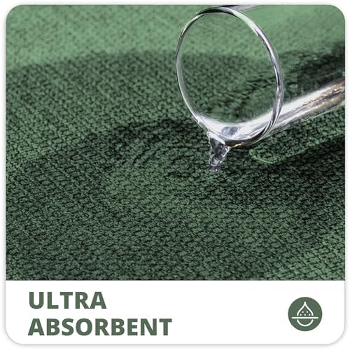 Bosap Bath Mat,Ultra Thin Bathroom Runner Rugs,Large Bath Mats for Bathroom,Quick Dry,Non-Slip,Machine Washable,Low Pile,Bath Rug,Shower Outside,Sink,Home Decor Accessories.Green,2'x6'(24x72inch)