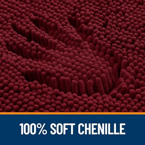 OLANLY Bathroom Runner Rugs 59x20, Extra Soft Absorbent Chenille Bath Rugs