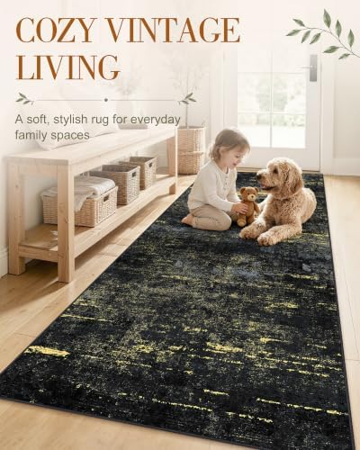 OLANLY 2x5 Washable Runner Rug, Soft Non Slip Carpet for Hallway Kitchen