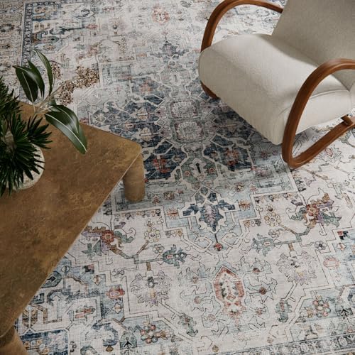 Machine Washable Kitchen Runner Rugs: 2'x10' Hallway Runner Rug Non Slip Low Pile Stain Resistant Soft Carpet Runners for Hallways Indoor Entryway Kitchen Laundry Room Beside Farmhouse