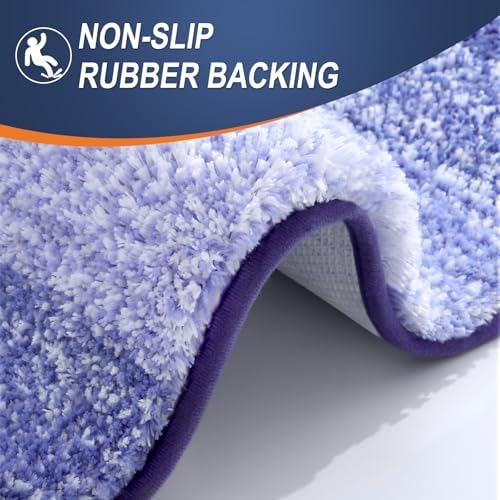 OLANLY Bathroom Runner Rug 47x20, Extra Soft Absorbent Microfiber Bath Rugs