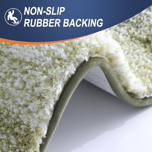 OLANLY Bathroom Rugs Mat 34x21, Extra Soft Absorbent Microfiber Bath Rugs