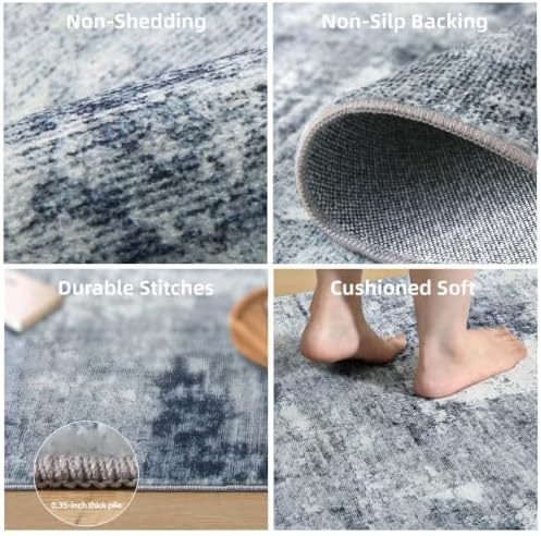 Washable Kitchen Rugs Runners for Hallways: 2x10 Carpet Runner Rug Non Slip