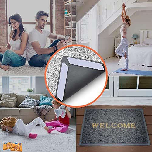 ZONGOOL 32PCS Rug Tape Non Slip Rug Pad Grippers Double Sided Carpet Tape