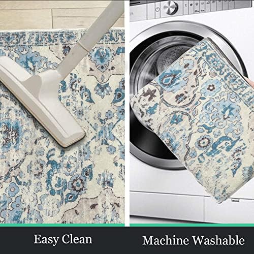 HEBE Hallway Runner Rug 2'x6', Washable Non Slip Kitchen Rug Runner