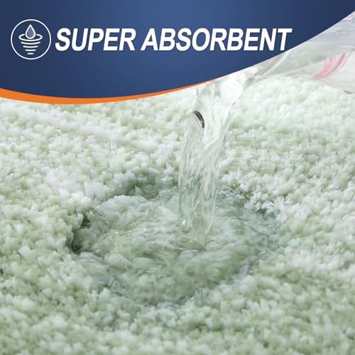 OLANLY Bathroom Runner Rug 40x24, Extra Soft Absorbent Microfiber Bath Rugs
