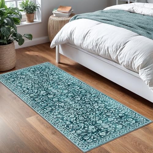 Vintage 2x5 Rug Washable Hallway Runner Non Slip Kitchen Runner