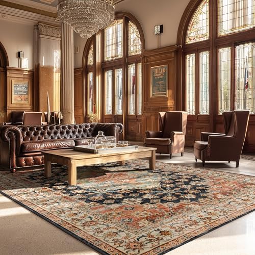 Ruaruarug Washable Area Rug 6×9 for Living Room, Ultra Soft, Maroon