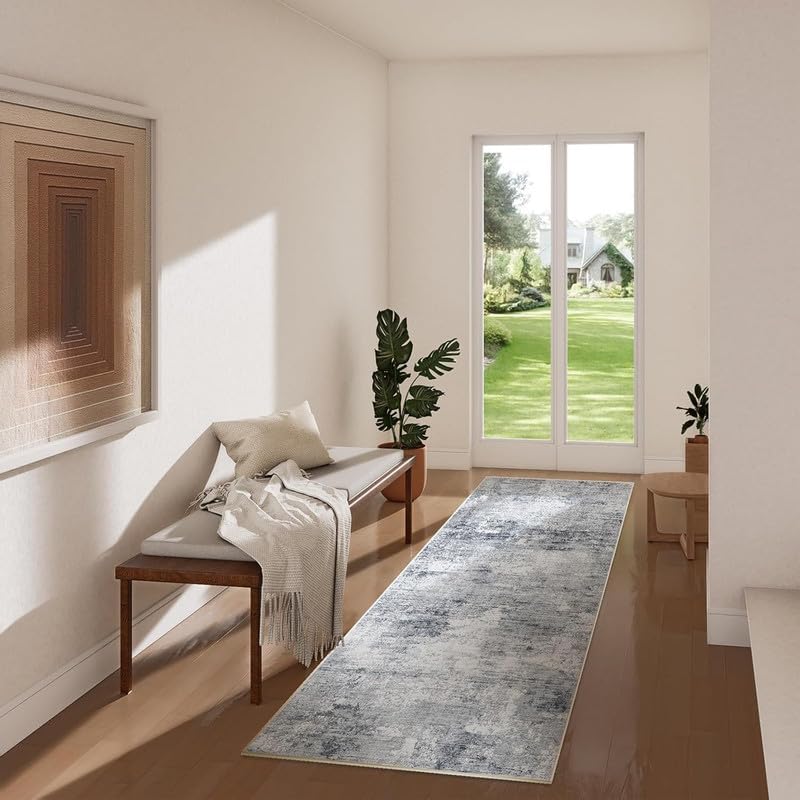 Washable Kitchen Rugs Runners for Hallways: 2x10 Carpet Runner Rug Non Slip