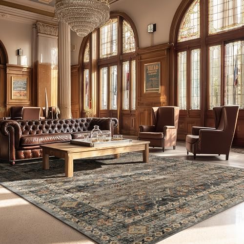 Ruaruarug Washable Area Rug 6×9 for Living Room, Ultra Soft, Camel